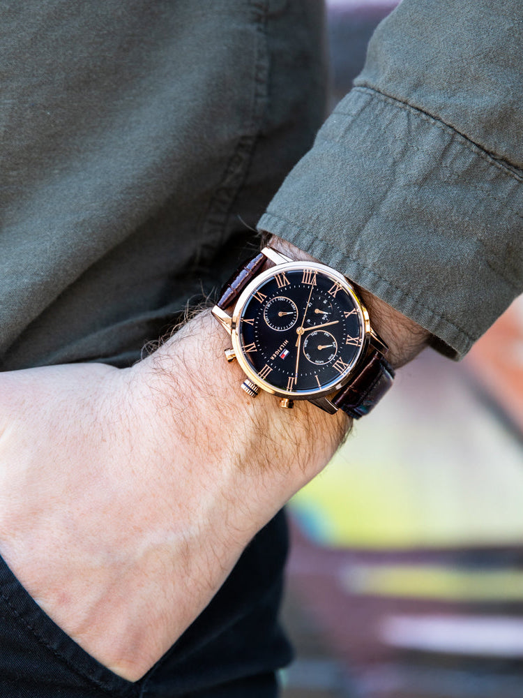 Tommy Hilfiger Kane Chronograph Blue Dial Men’s Watch