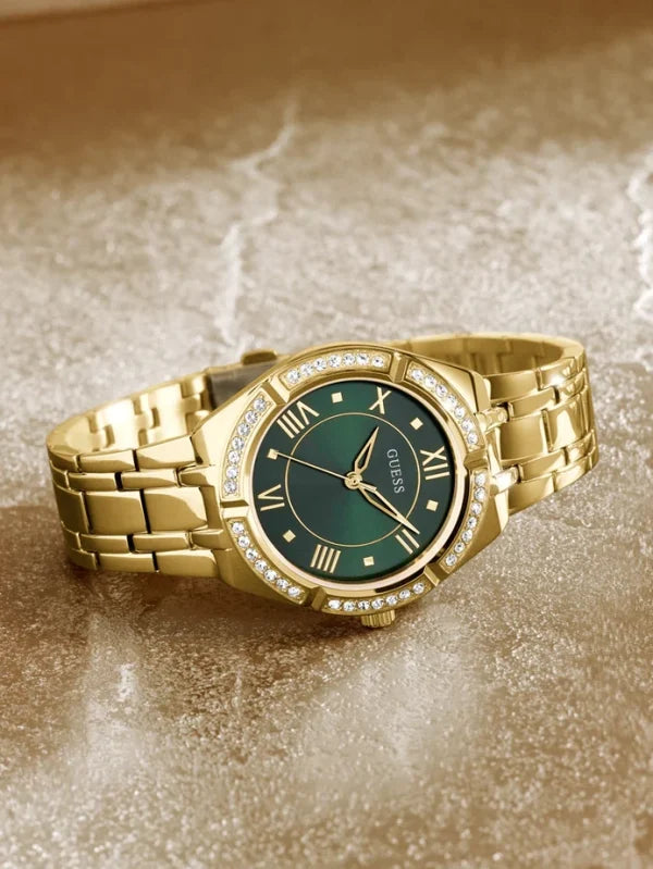 GUESS Ladies Gold Tone Watch