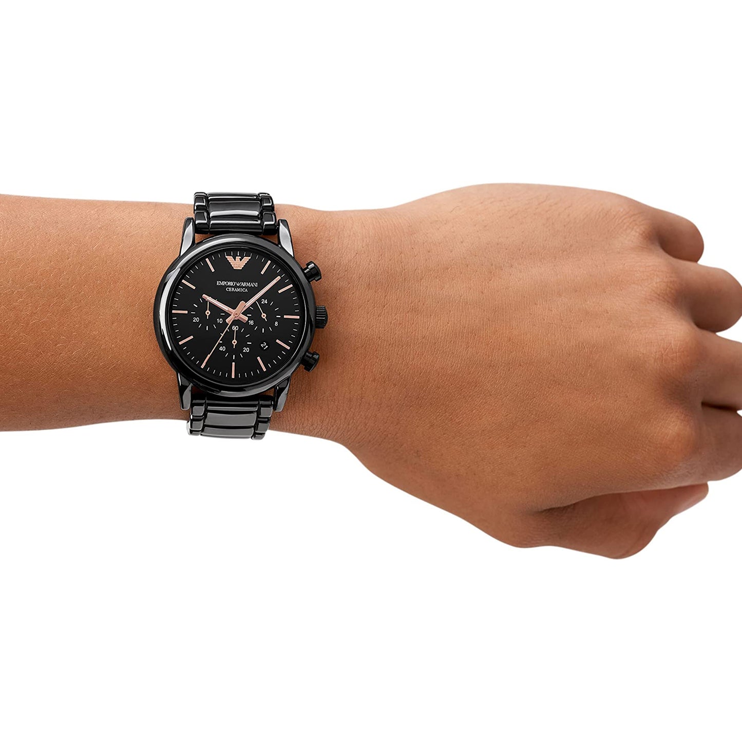 Emporio Armani Men’s Luigi Chronograph Watch Ceramic