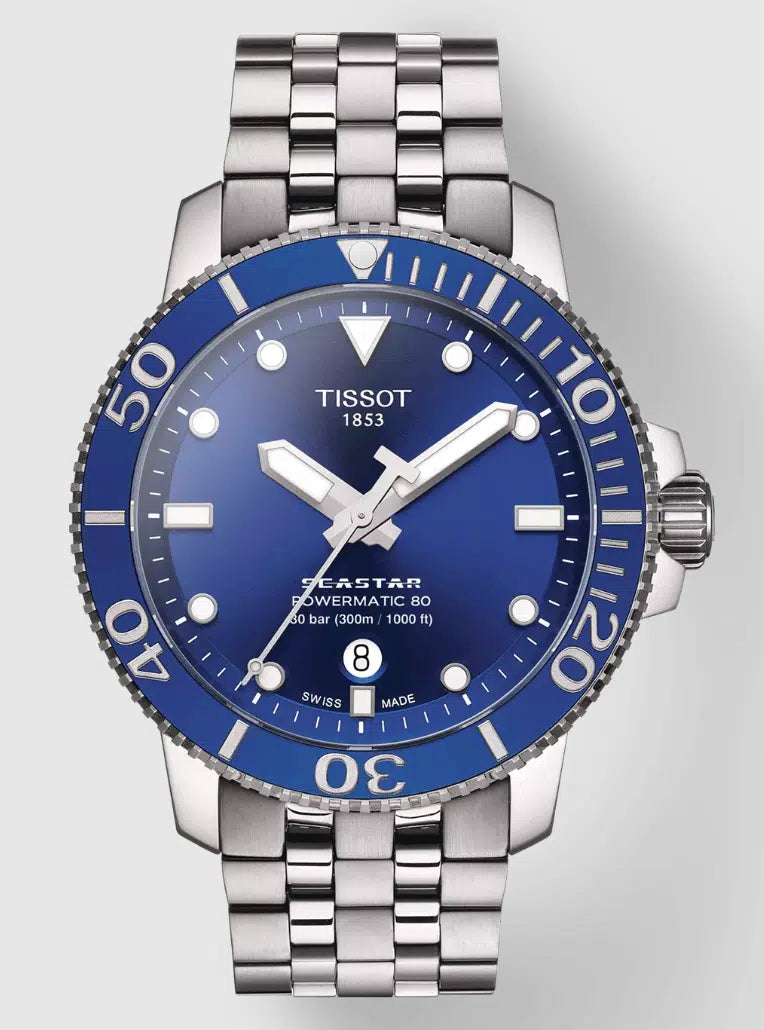 Montre Tissot Seastar 1000 Powermatic 80 pour Homme ,T120.407.11.041.00
