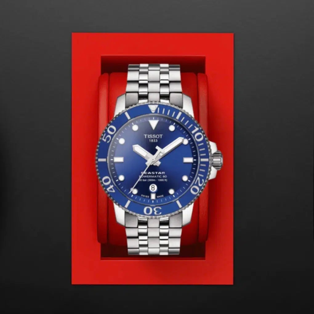 Montre Tissot Seastar 1000 Powermatic 80 pour Homme ,T120.407.11.041.00