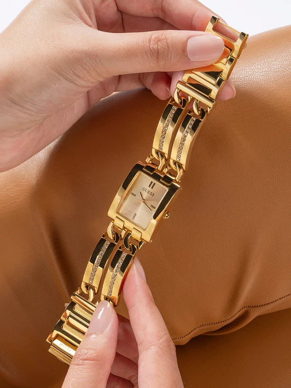 GUESS Ladies Gold Tone Analog Watch, GW0668L2