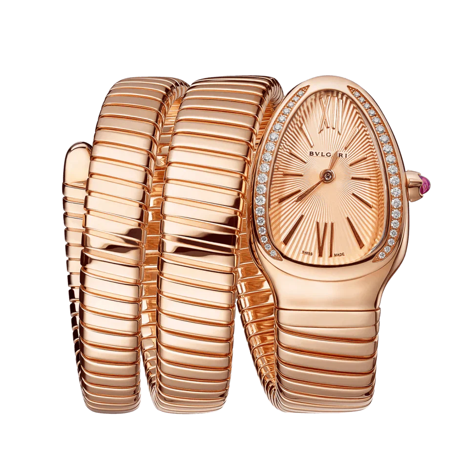 BVLGARI SERPENTI DOUBLE TOUR ROSE GOLD