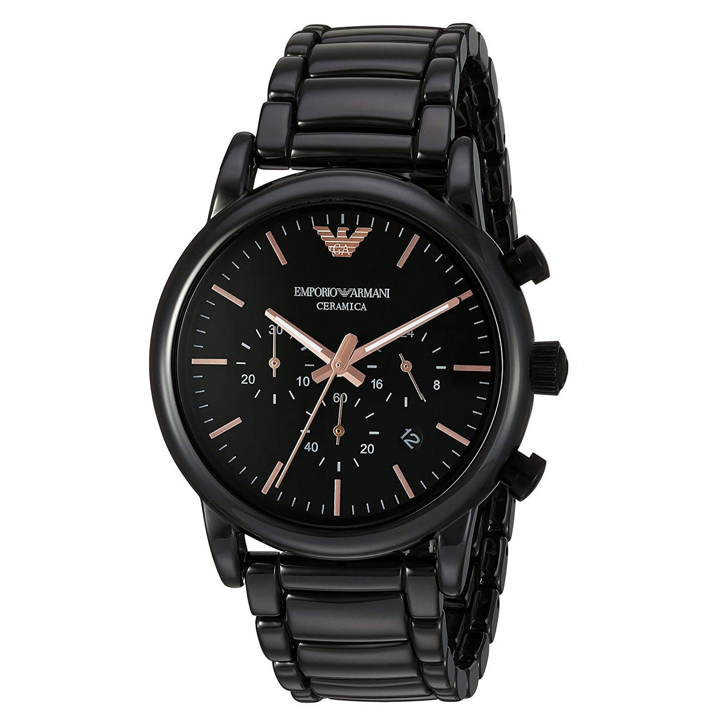 Emporio Armani Men’s Luigi Chronograph Watch Ceramic