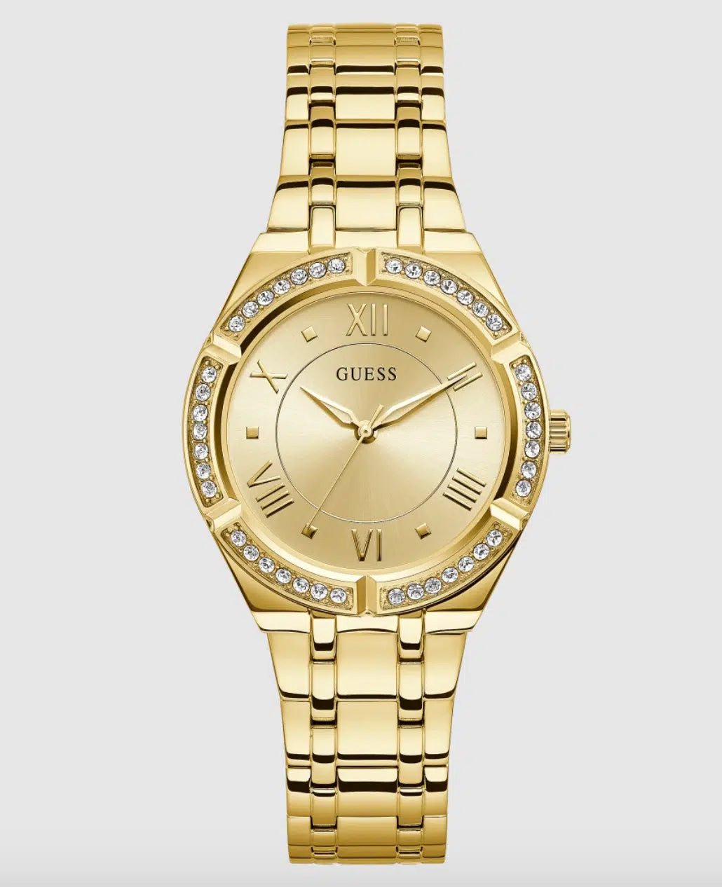 Montre - Guess femme Cosmo GW0033L2 en acier inoxydable doré - visiowatch