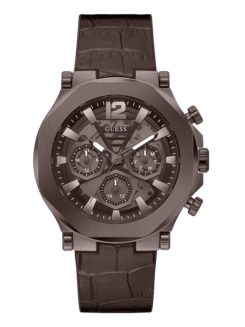 GUESS Mens Edge Multi-function Watch, GW0492G2