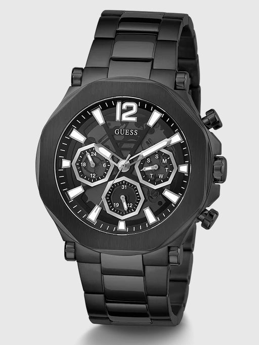 GUESS Mens Black Multi-function Watch,GW0539G3