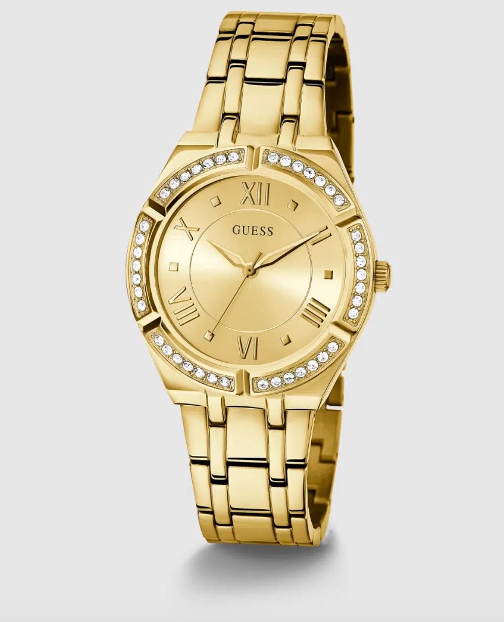 Montre - Guess femme Cosmo GW0033L2 en acier inoxydable doré - visiowatch