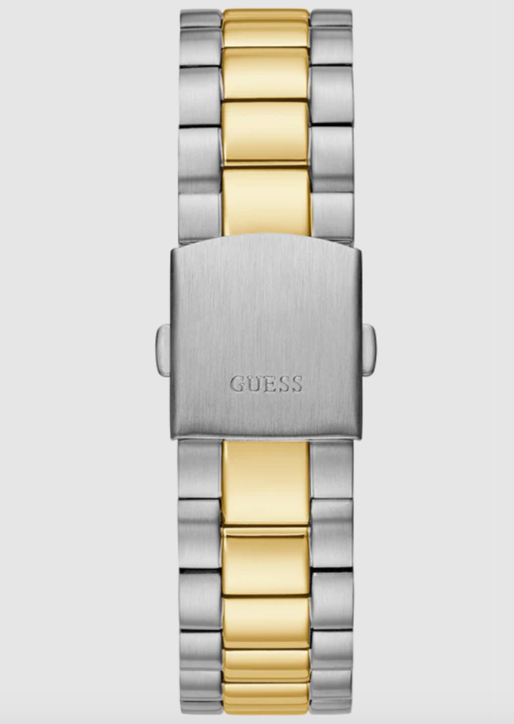 GUESS Mens 2-Tone Day/Date Watch