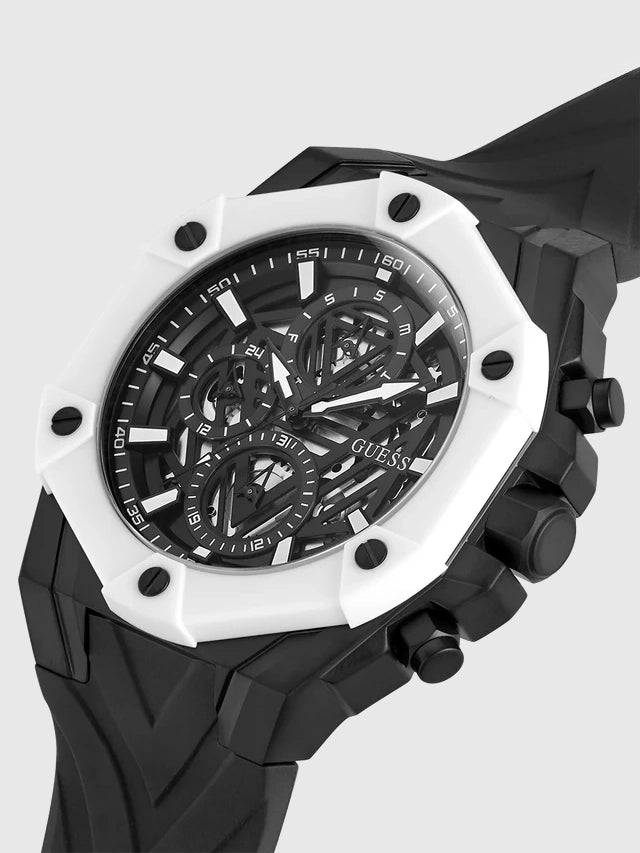 GUESS Mens Black Multi - function Watch,GW0579G1 - visiowatch