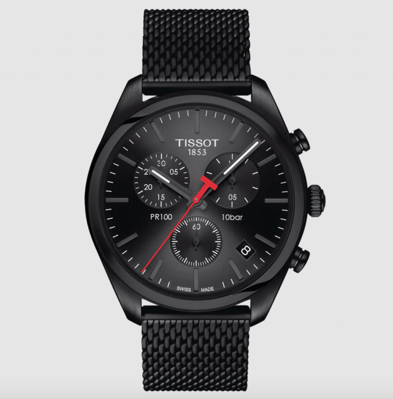 Tissot black pr 100 chronograph, t101.417.33.051.00 - visiowatch