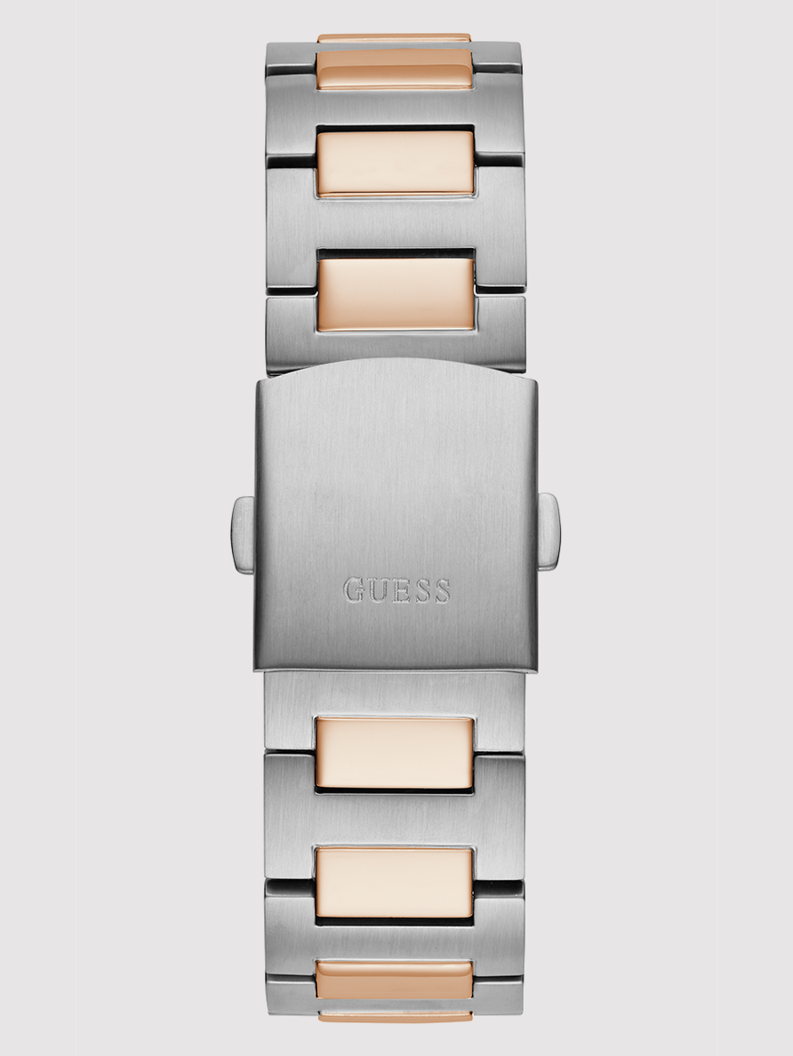 GUESS Mens Gunmetal Multi-function Watch