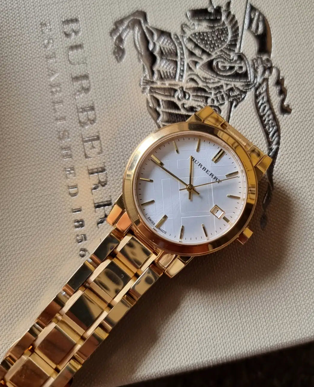 burberry the city heritage women’s watch