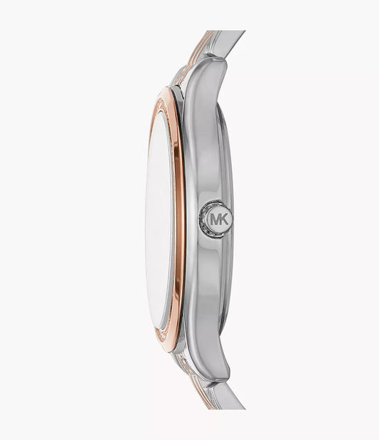 Michael Kors MK7077 Women’s Mindy Three-Hand Two-Tone Stainless Steel