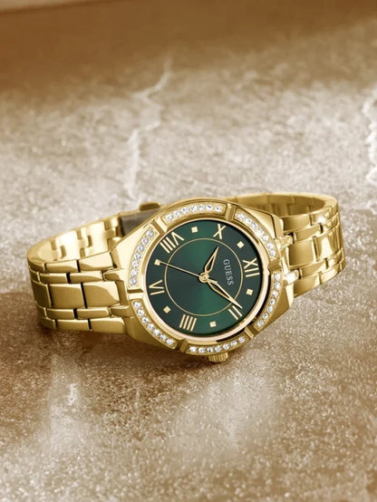 GUESS Ladies Gold Tone Watch