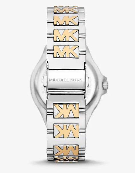 Michael Kors Lennox Pavé Two-Tone Logo Watch