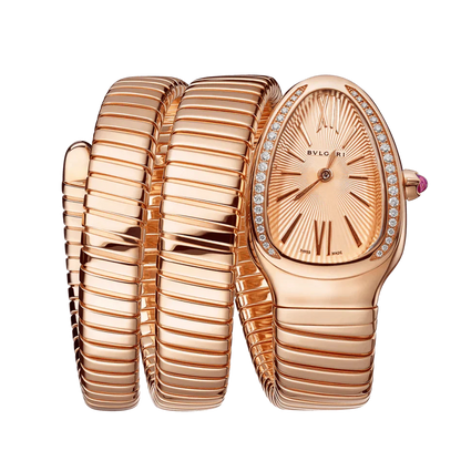 BVLGARI SERPENTI DOUBLE TOUR ROSE GOLD