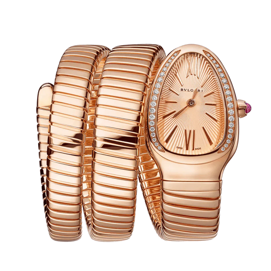 BVLGARI SERPENTI DOUBLE TOUR ROSE GOLD