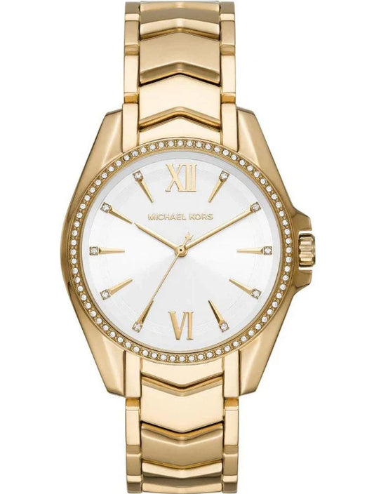 Michael Kors Whitney Stainless Steel Watch With Glitz Accents