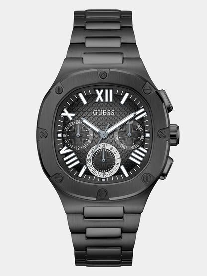 GUESS Mens Black Multi-function Watch