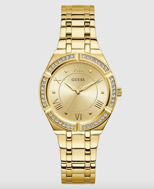 Montre - Guess femme Cosmo GW0033L2 en acier inoxydable doré - visiowatch