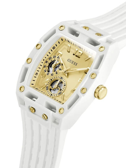 guess champagne dial men analog watch, gw0499g5