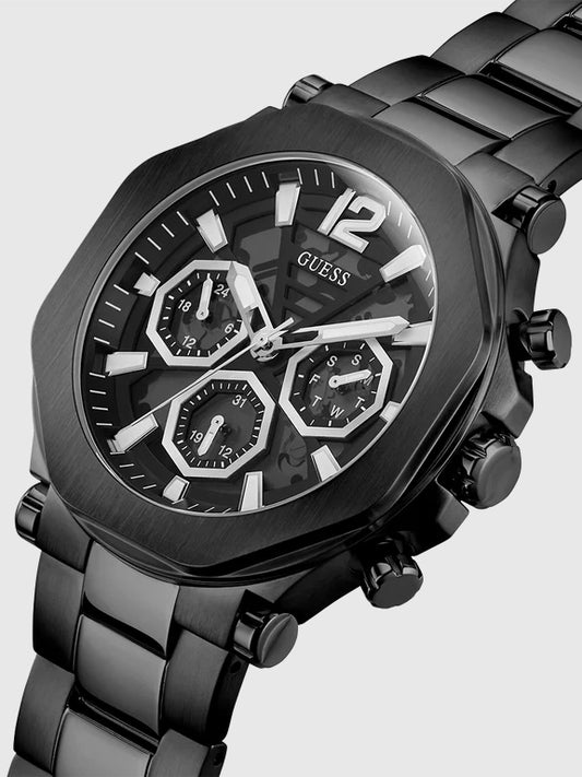 GUESS Mens Black Multi-function Watch,GW0539G3