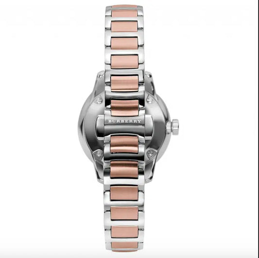 burberry ladies watch swiss classic two tone