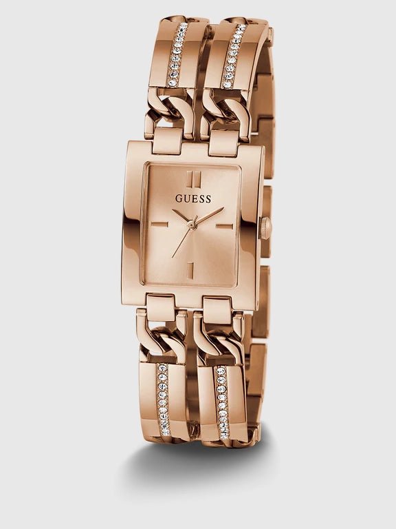 guess ladies rose gold tone analog watch,gw0668l3 - visiowatch