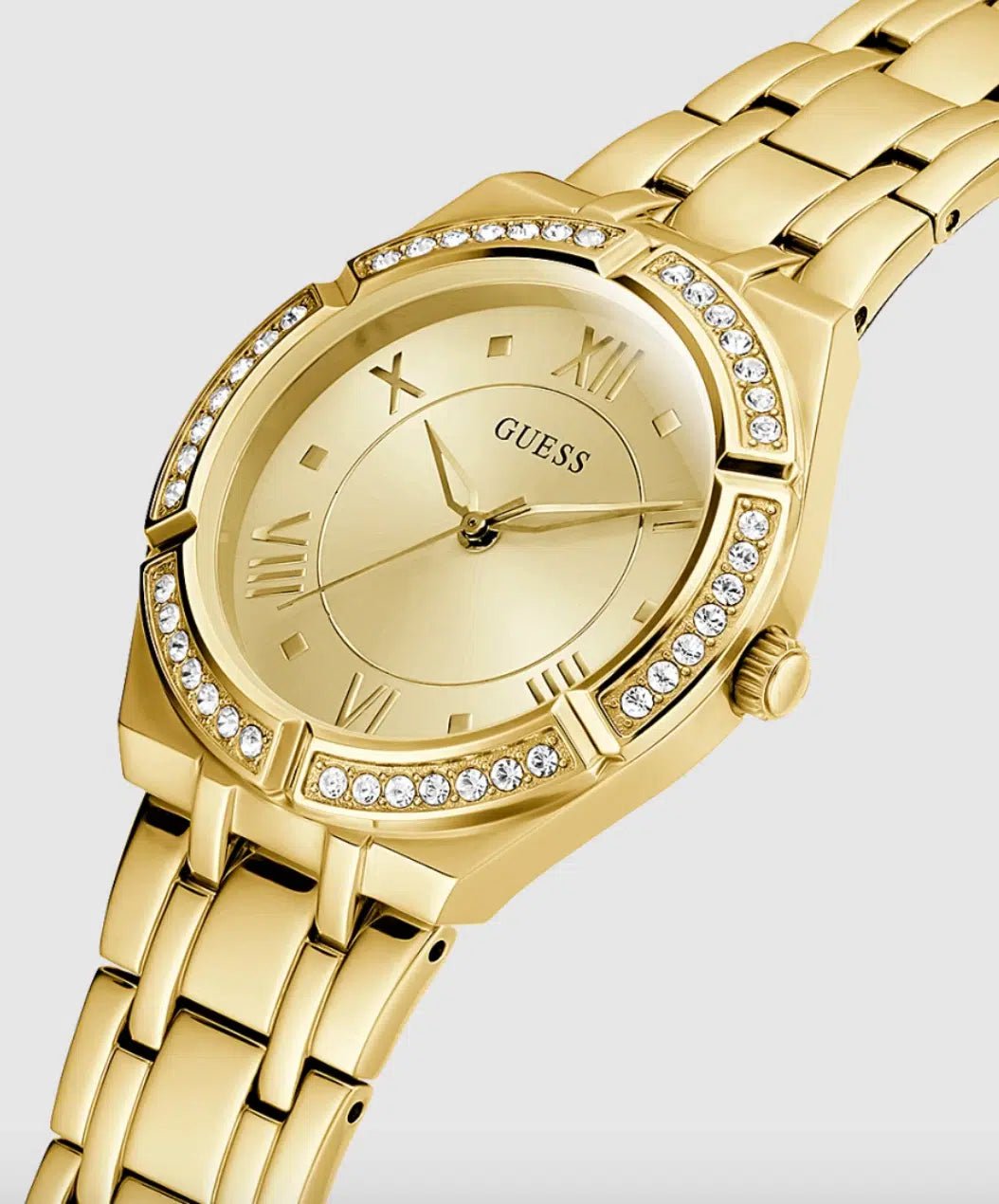 Montre - Guess femme Cosmo GW0033L2 en acier inoxydable doré - visiowatch