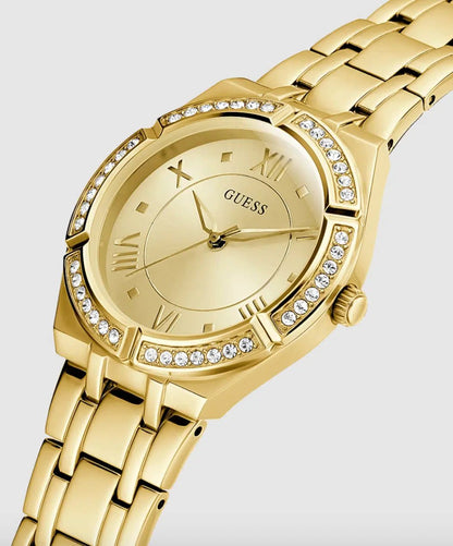 Montre - Guess femme Cosmo GW0033L2 en acier inoxydable doré - visiowatch