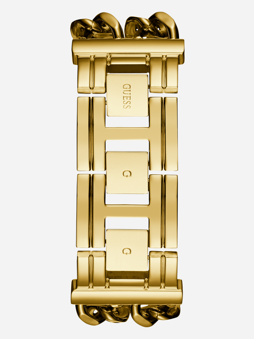 Guess Multi Chain Gold Tone Women’s Watch,U1117L5
