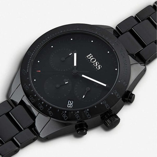 BOSS Quartz Chronographe avec Bracelet en Acier Inoxydable,1513581