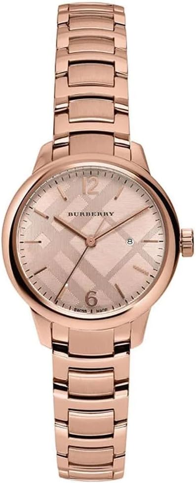 Montre Burberry Pour Femme Or Rose, bu10116