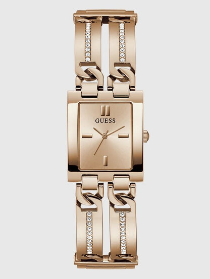 guess ladies rose gold tone analog watch,gw0668l3 - visiowatch