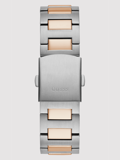 GUESS Mens Gunmetal Multi-function Watch