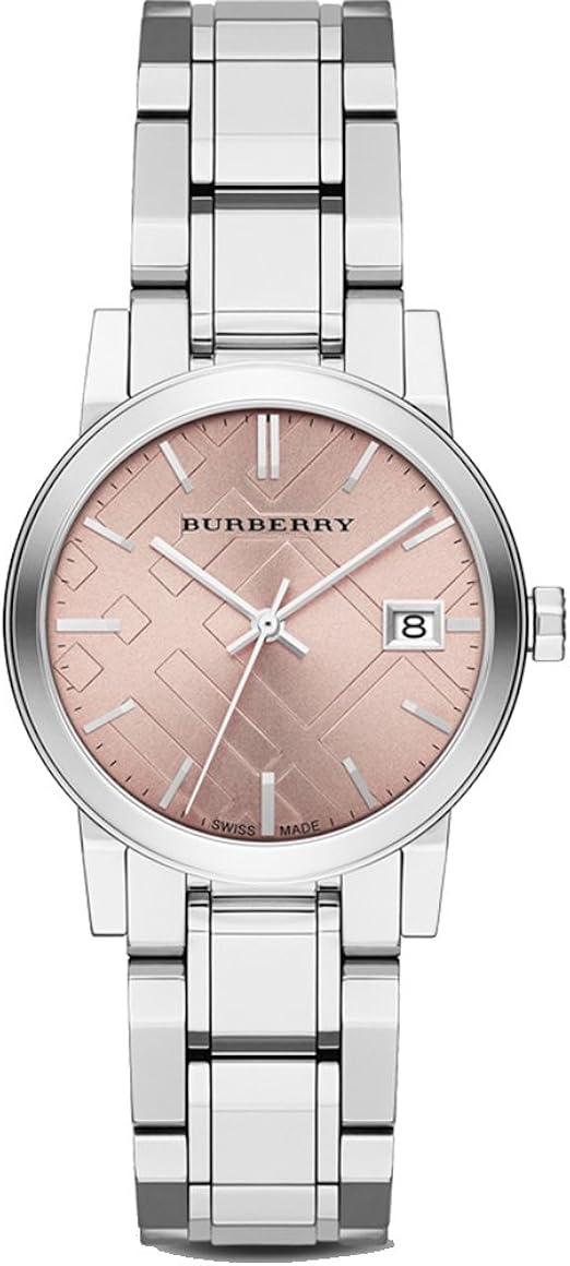 Burberry The City Ladies Silver Tone Watch - visiowatch