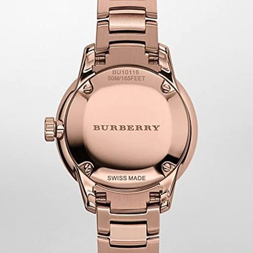 Montre Burberry Pour Femme Or Rose, bu10116